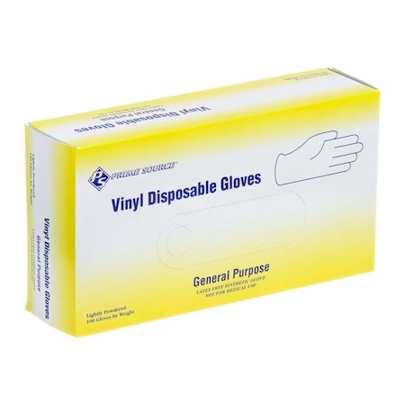 Oasis Disposable Gloves, Vinyl, Powdered, S, 100 PK VINYL-S-GP